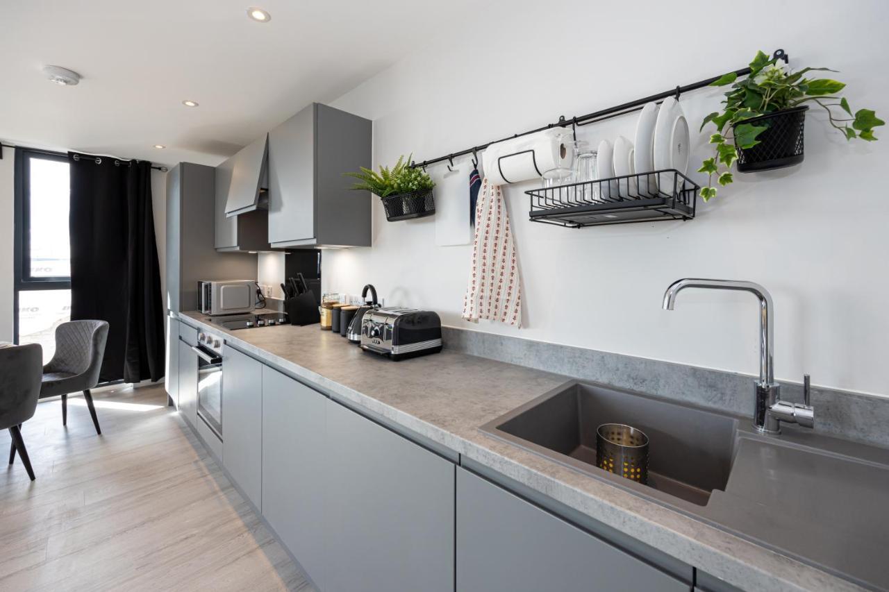 Contemporary 3 Bedrooms Apartment Manchester City Eksteriør bilde